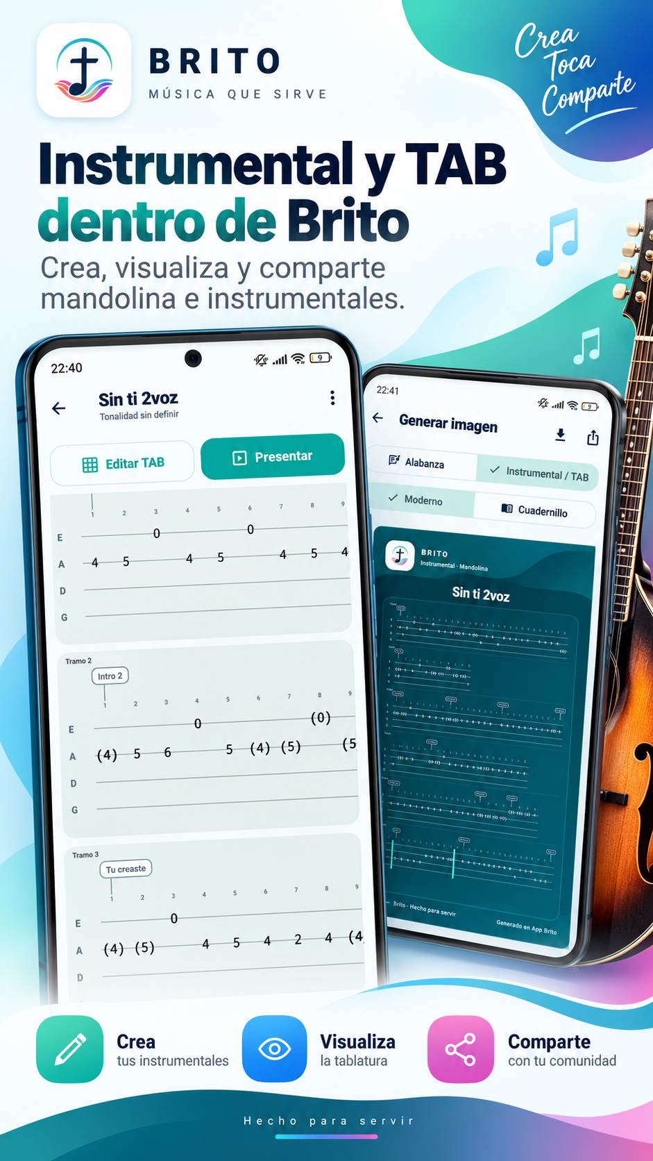 Instrumental y TAB en Brito